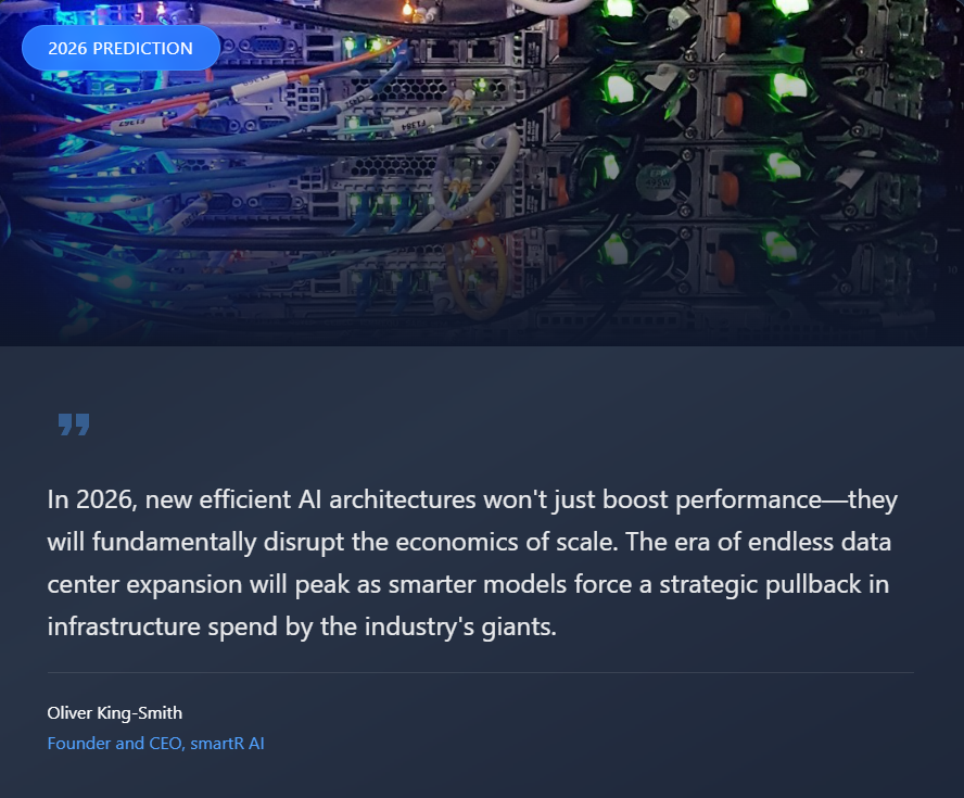 2026 AI Prediction: The Collapse of Scale and the Rise of Smarter Models